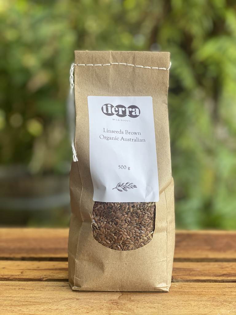 Tierra Linseeds Brown Organic(aus) 500g