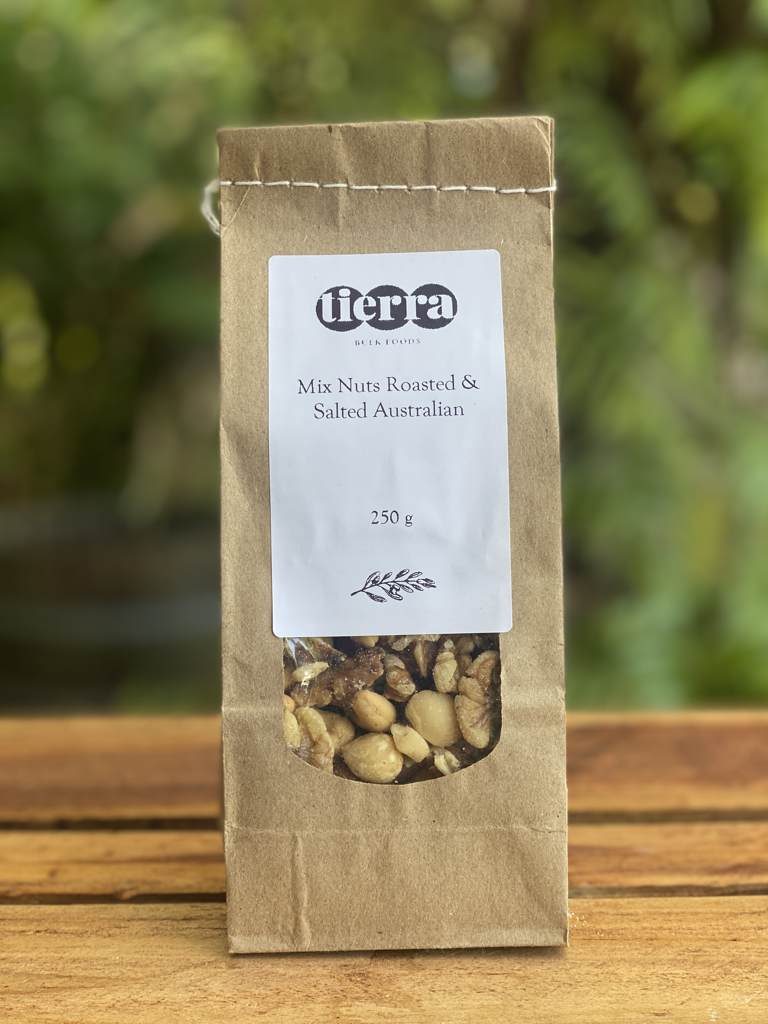 Tierra Mixed Nuts Roasted Salted(aus) 250g