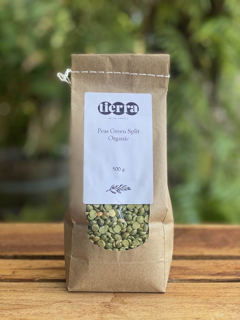 Tierra Split Green Peas Organic 500g