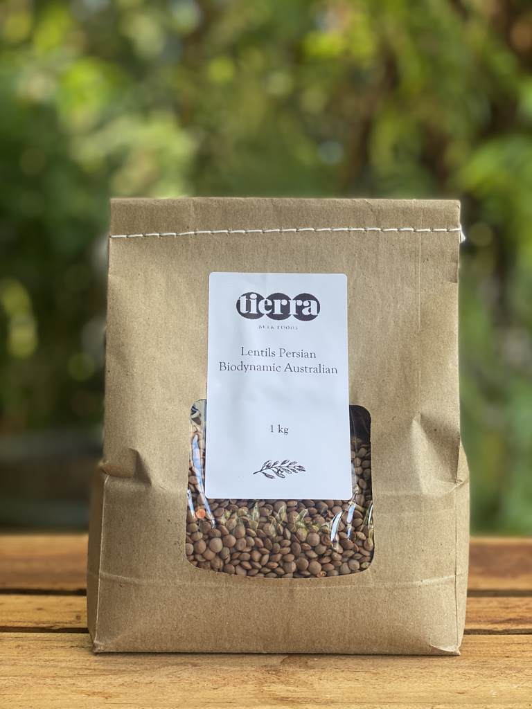 Tierra Lentils Persian Biodynamic(aus) 1kg