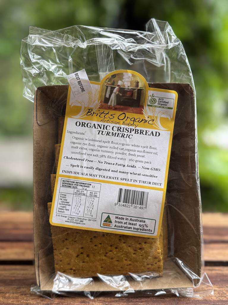 Britts Crispbread Turmeric 160g