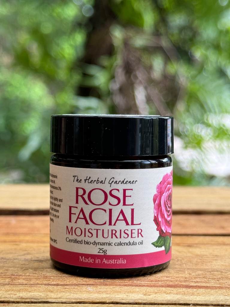 The Herbal Gardener Rose Facial Moisturiser 25g