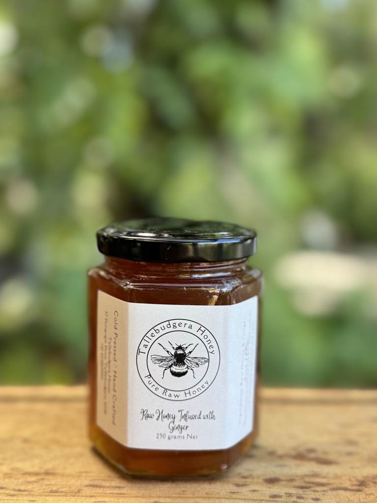 Tallebudgerahoney Ginger 250g