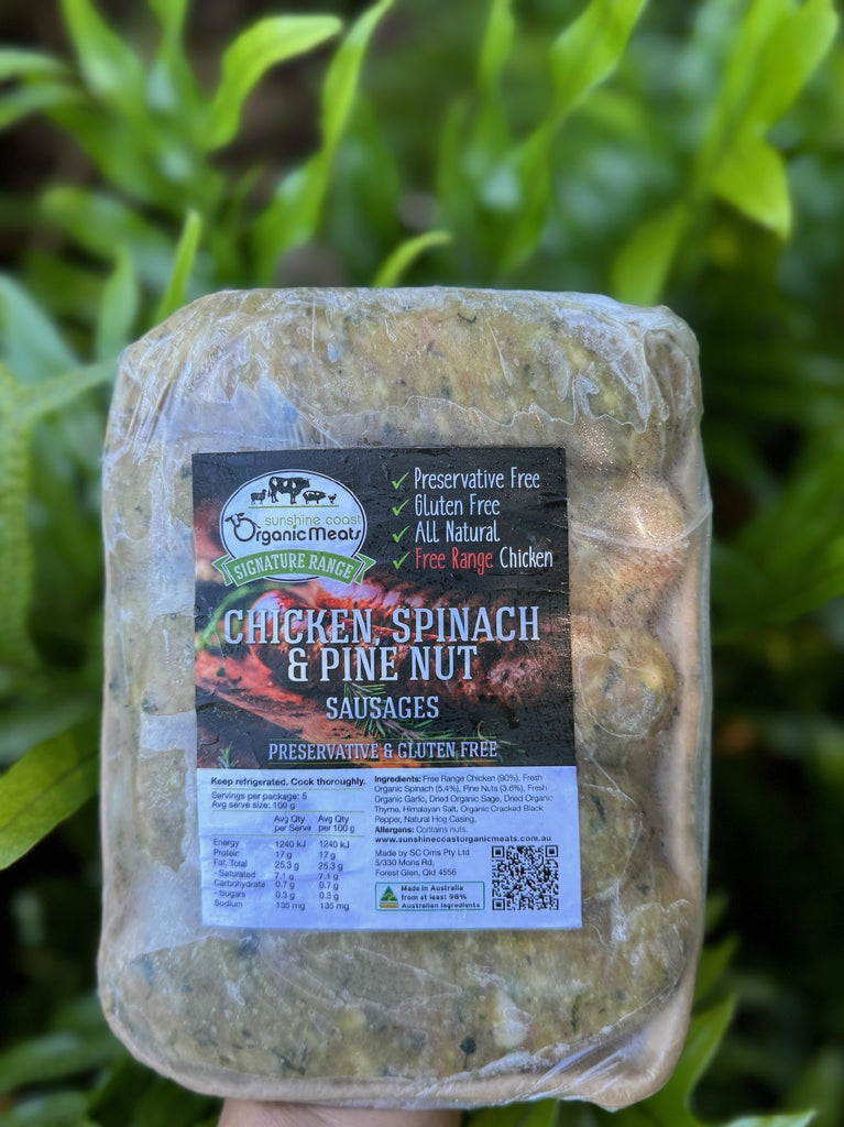 Sunshine Coast Organic Chicken Sausages