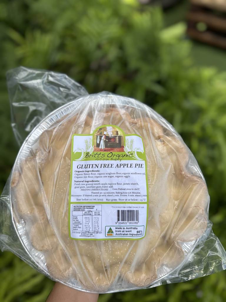 Britts Pie Apple Pie Gf