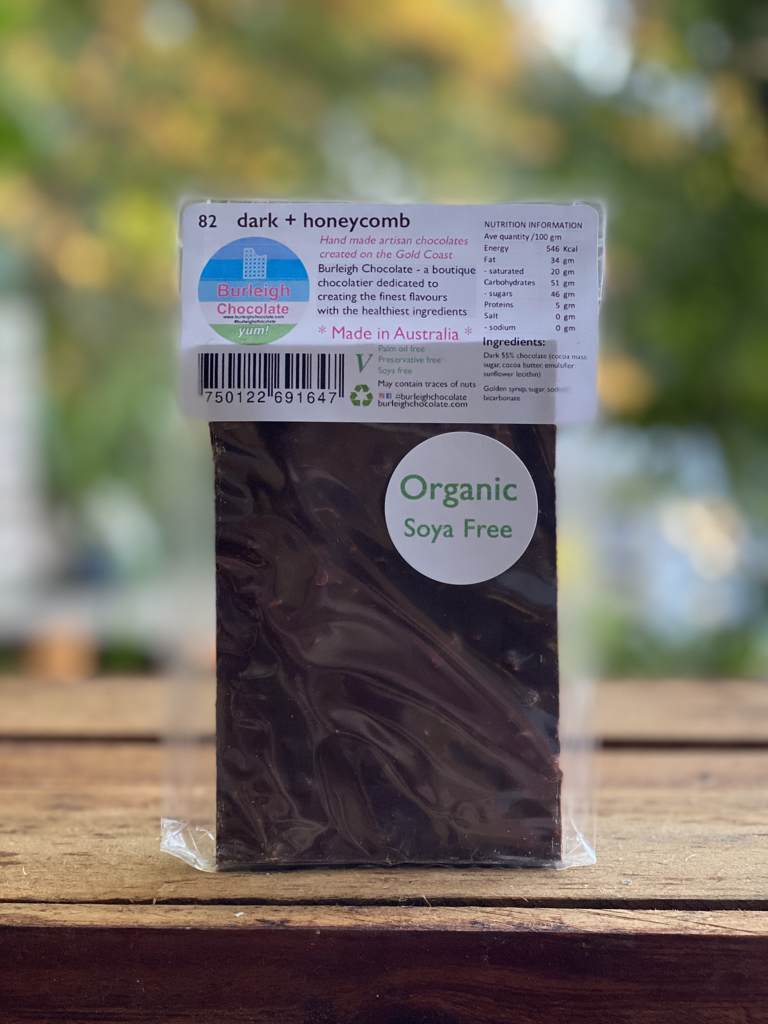 Burleighchocolate Dark + Honeycomb 100g