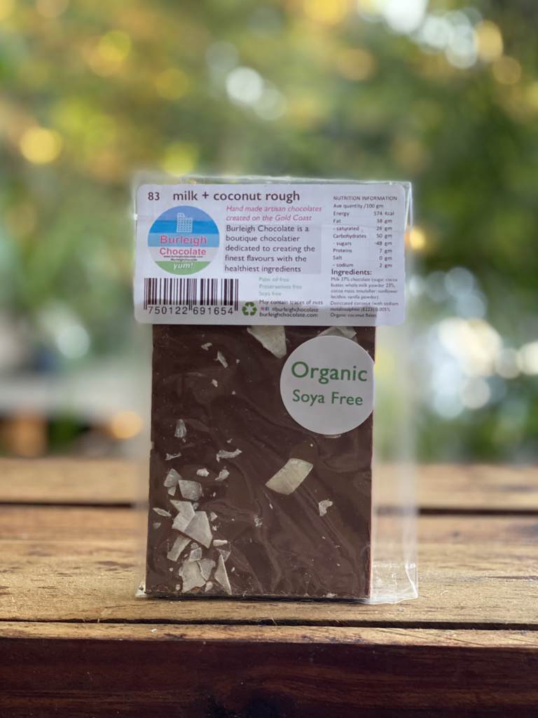 Burleighchocolate Milk + Coconut 100g
