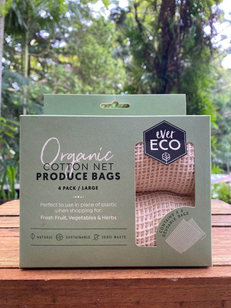 Ever Eco Cotton Produce Bags - 4 Pack