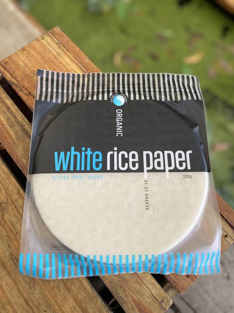 Spiral White Rice Paper 200g