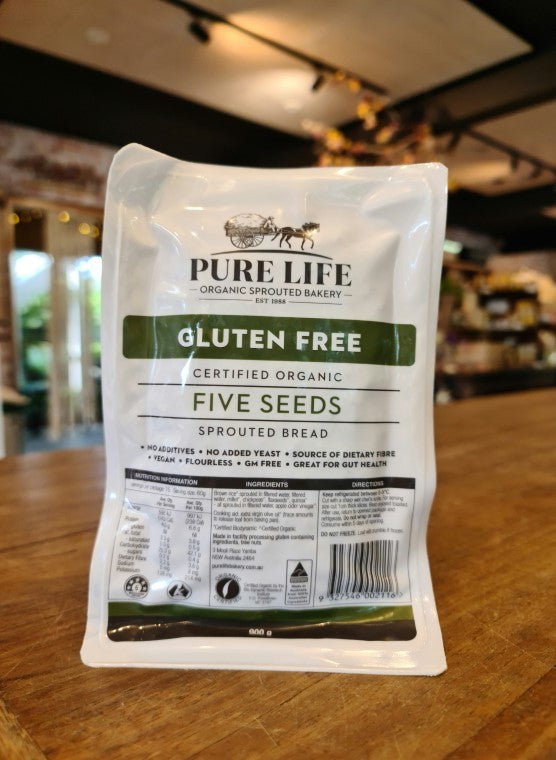 Pure Life Gf Five Seeds Sprouted Loaf