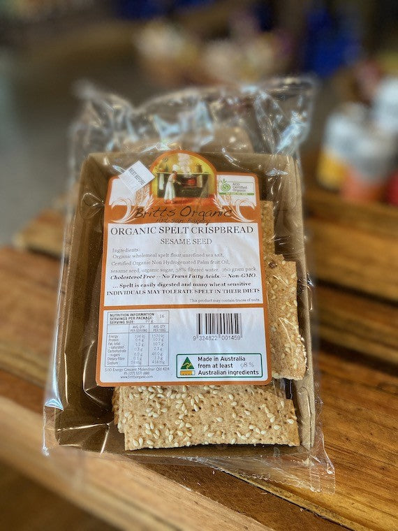 Britts Crispbread Sesame Spelt 160g