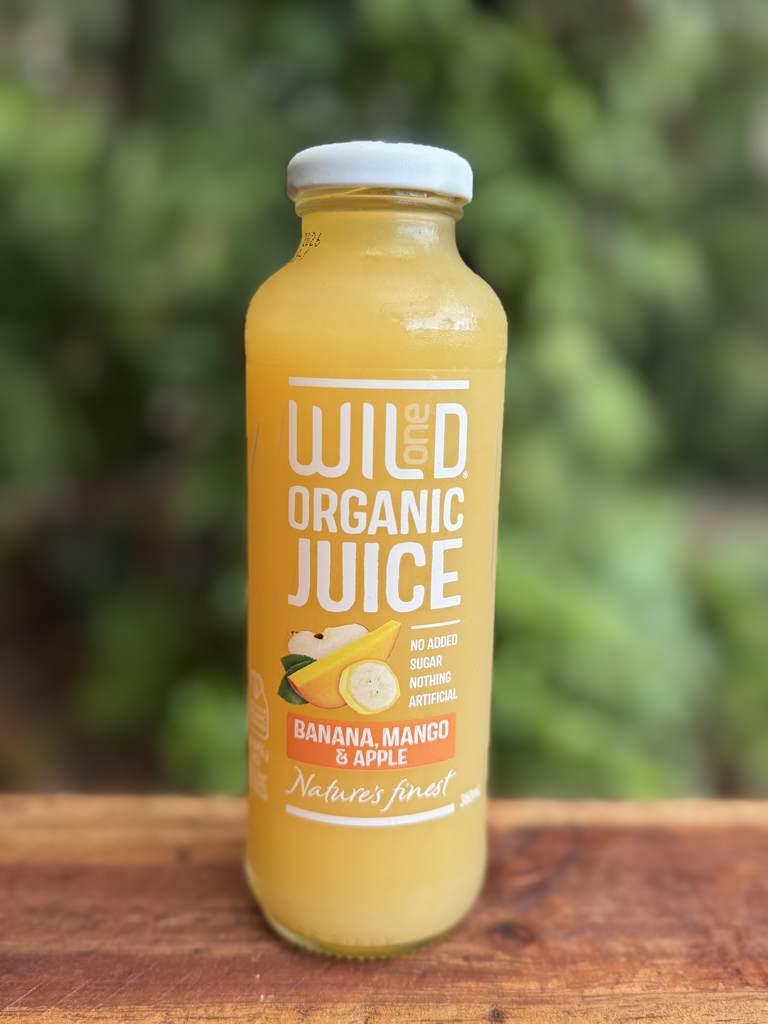 Wild One Organic Banana Mango Apple 360ml