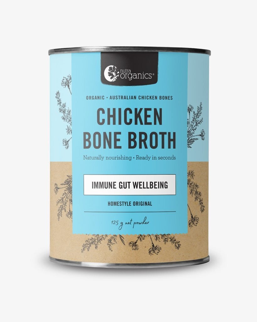 Nutraorganics Broth Chicken, Homestyle Original 125g