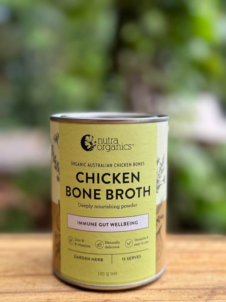 Nutraorganics Broth Chicken, Garden Herb 125g