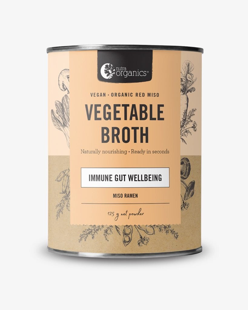 Nutraorganics Broth Vegetable, Miso Ramen 125g