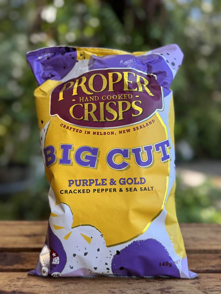 Proper Crisp Big Cut Pepper & Sea Salt 140g
