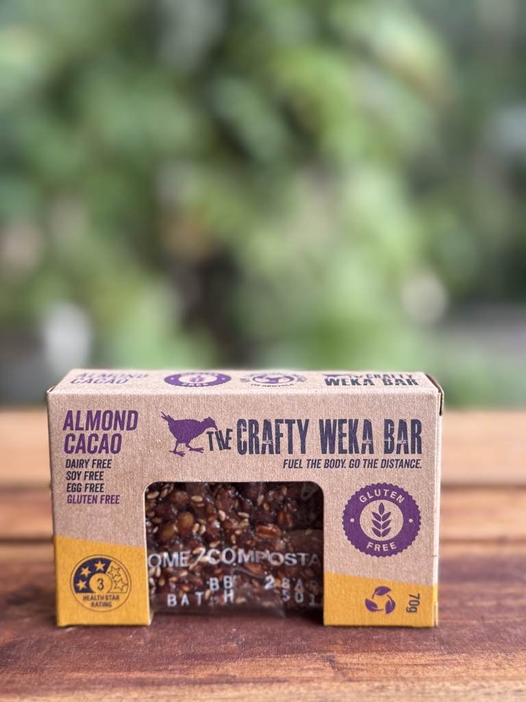 Crafty Weka Almond Cacao Gf Bar